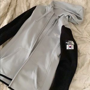 North Face zip up hoodie